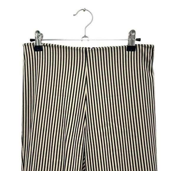 Alice + Olivia Jinny Striped High-Low Flared Pants Bell Bottom High Rise Size 0 - Picture 4 of 11